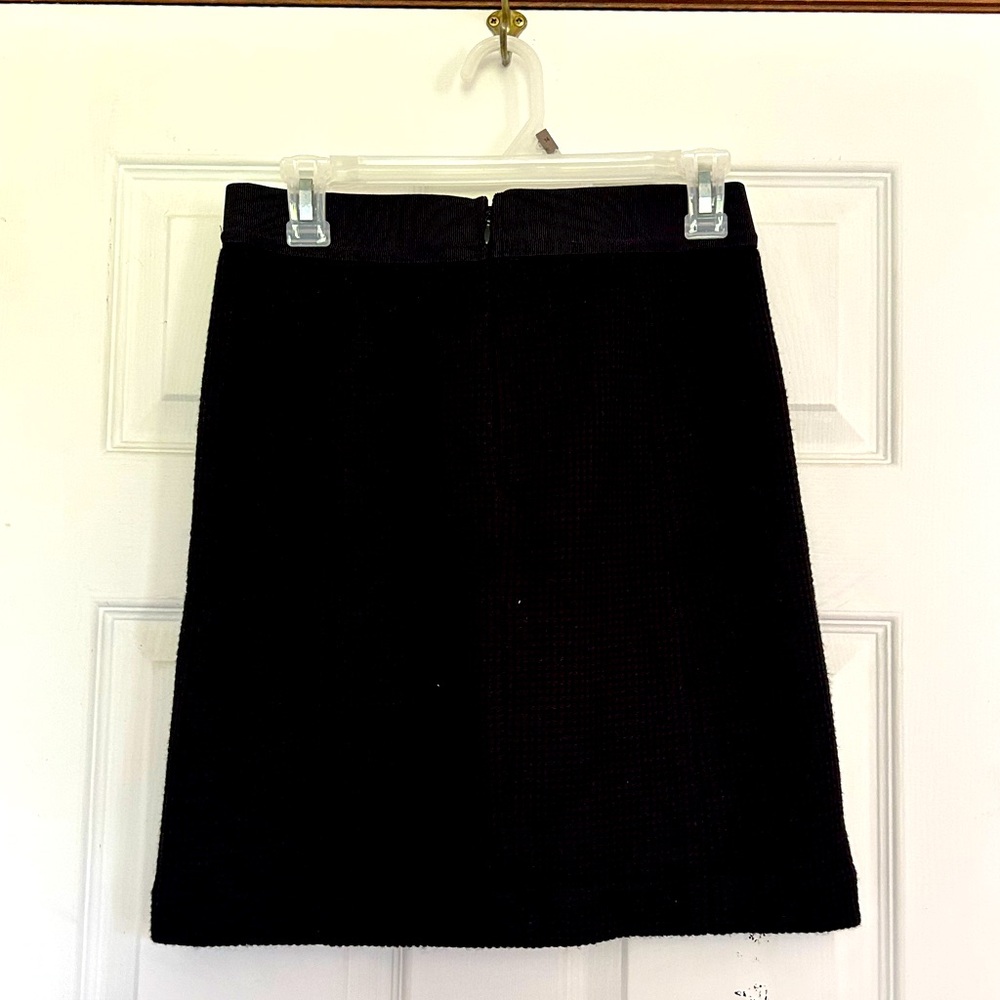 Ann Taylor black mini skirt, size 2